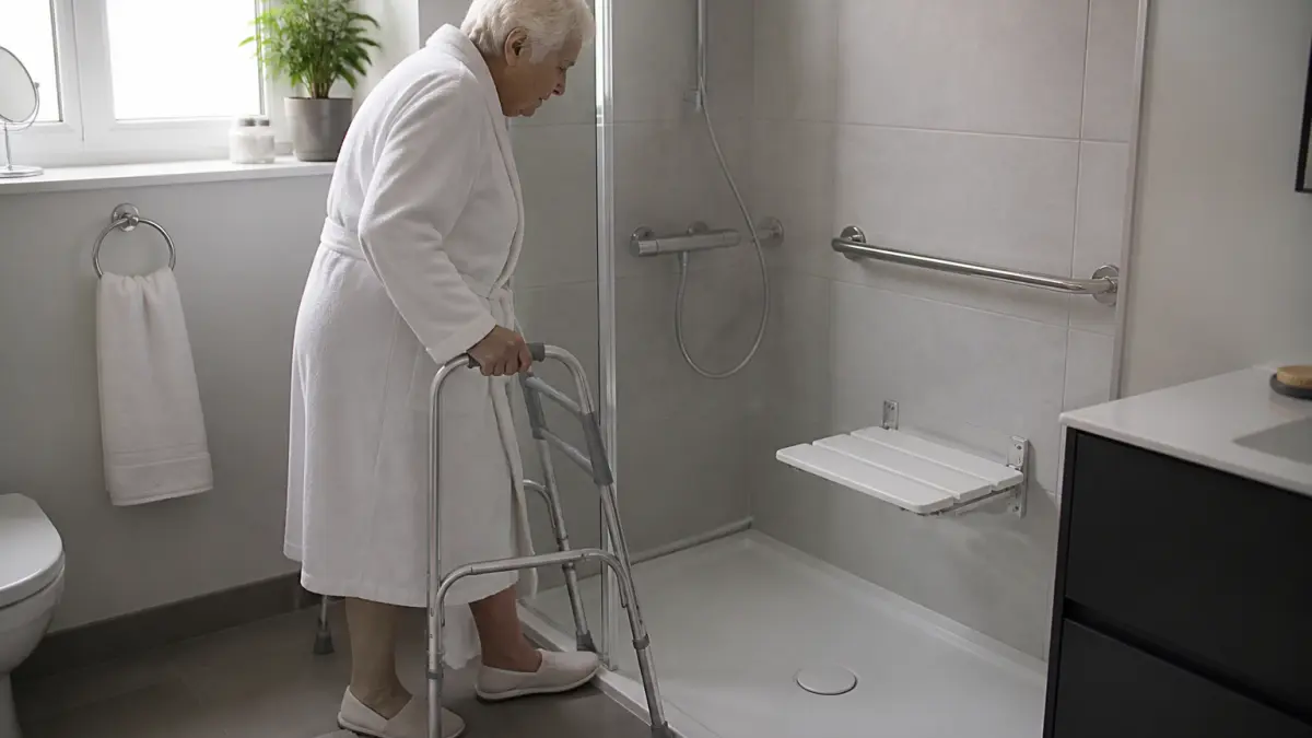 Douche sécurisée senior : prix et solutions pour rester chez soi
