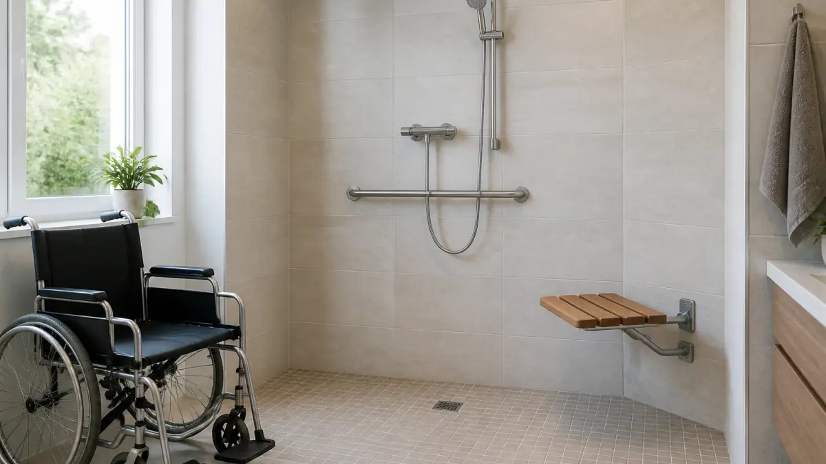 Douche PMR : dimensions, normes et installation expliquées