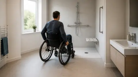 Douche PMR : dimensions, normes et installation expliquées