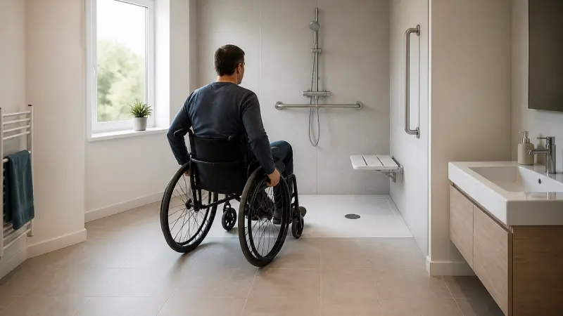 Douche PMR : dimensions, normes et installation expliquées