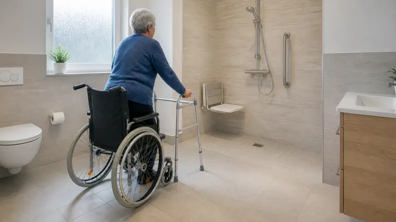 Norme douche PMR en 2026 : ce que dit la réglementation